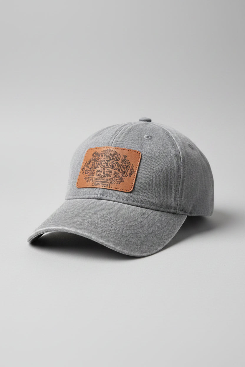 Vintage Baseball cap withRetired leather patch (Copy) (Copy)