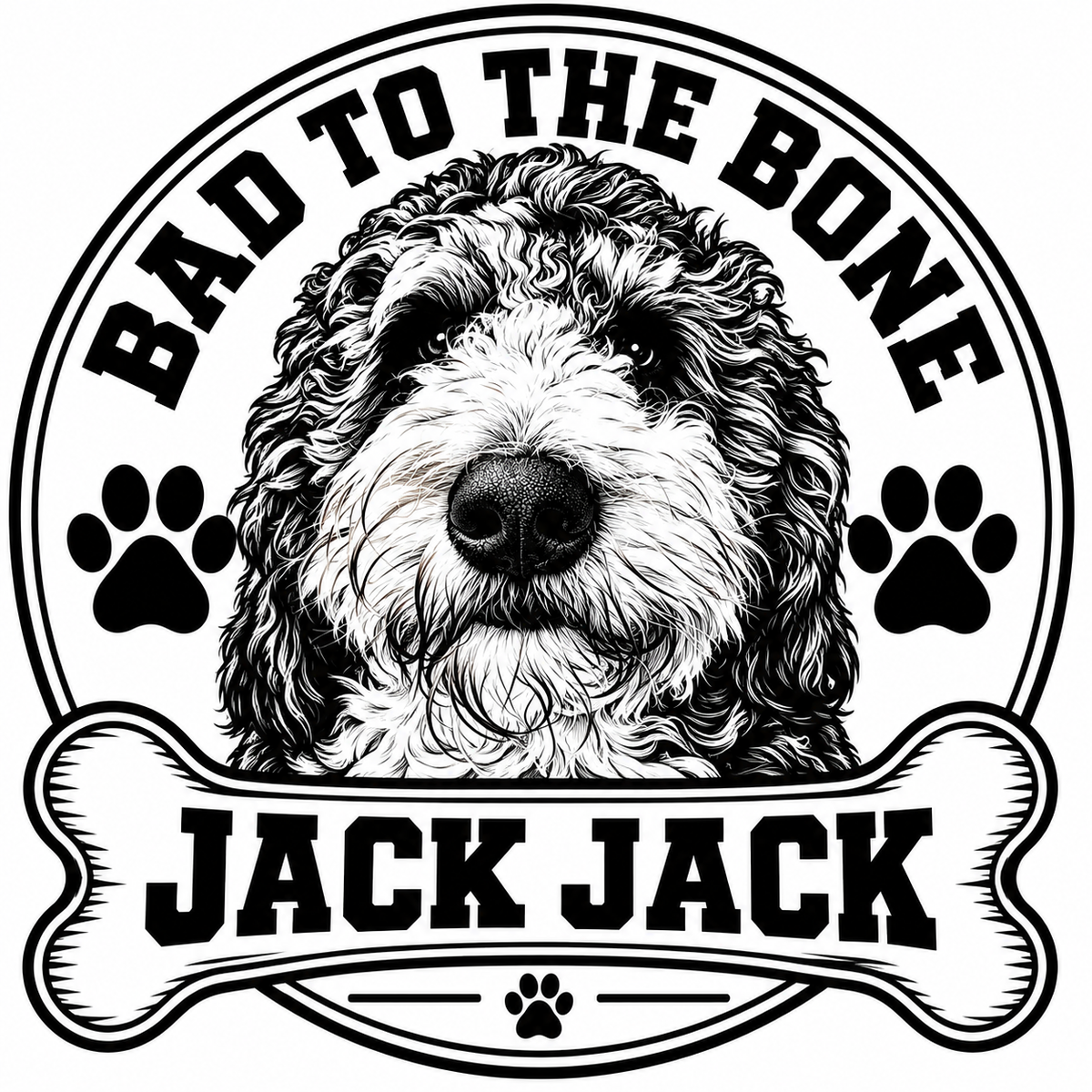 Your dog deserves their own damn hat.

Send us your favorite photo of your dog and we’ll turn it into a custom laser-engraved portrait patch featuring your actual dog, their name, and your choice of saying.