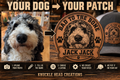 Custom Dog Portrait Leather Patch Hat – Made From Your Photo